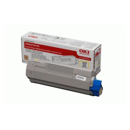 Oki Toner gelb (43872305)