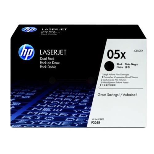 HP Toner schwarz (CE505XD / 05XD) (Doppelpack)