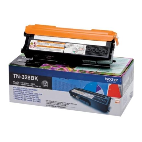 Brother Toner schwarz (TN328BK /) (hohe Kapazität)