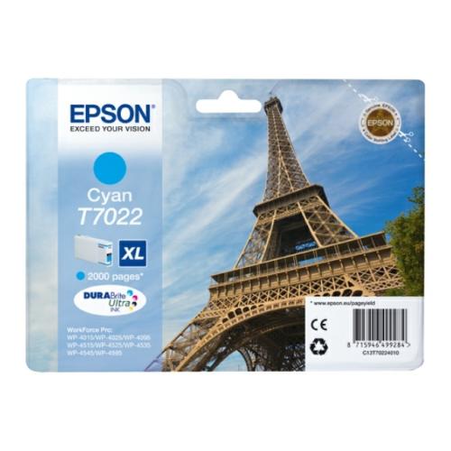 Epson Tintenpatrone Cyan (C13T70224010 / T7022)