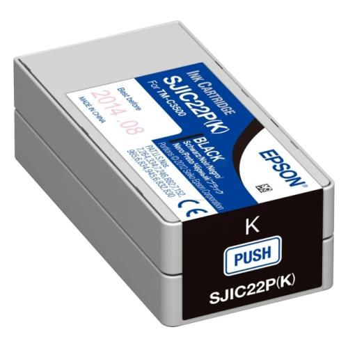 Epson Tintenpatrone schwarz (C33S020601 / SJIC22P(K))