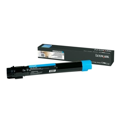 Lexmark Toner Cyan (X950X2CG / 0X950X2CG) (hohe Kapazität)