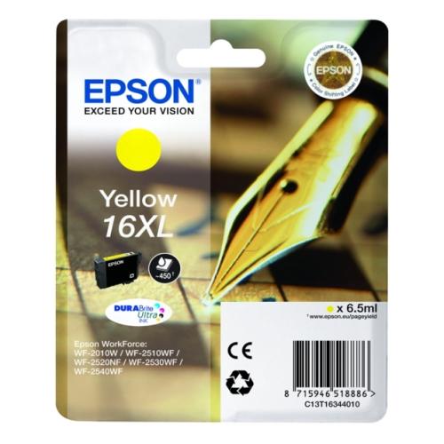 Epson Tintenpatrone gelb (C13T16344010 / 16XL) (hohe Kapazität)