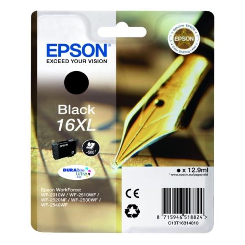 Epson Tintenpatrone schwarz (C13T16314010 / 16XL) (hohe Kapazität)