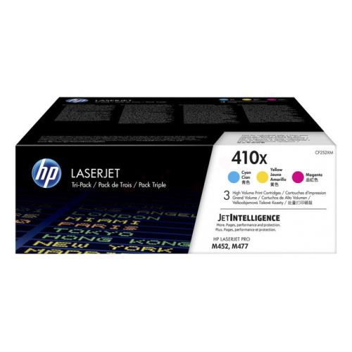 HP Toner Cyan / magenta / gelb (CF252XM / 410X) (Multipack)