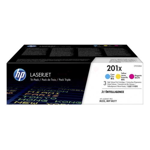 HP Toner Cyan / magenta / gelb (CF253XM / 201X) (Multipack)