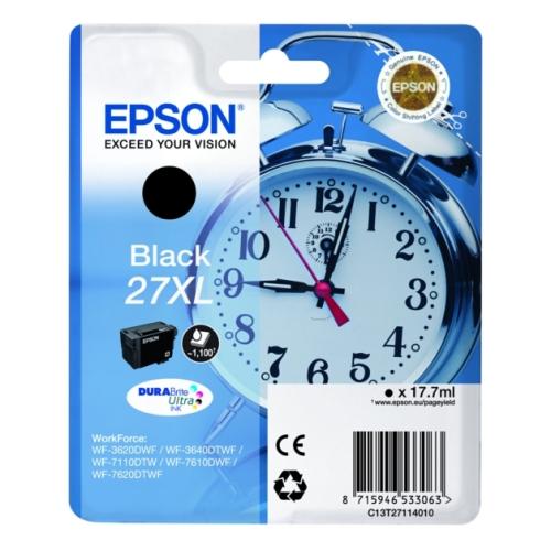 Epson Tintenpatrone schwarz (C13T27114012 / 27XL) (hohe Kapazität)