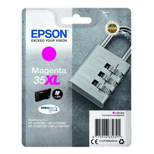 Epson Tintenpatrone magenta (C13T35934010 / 35XL) (hohe Kapazität)