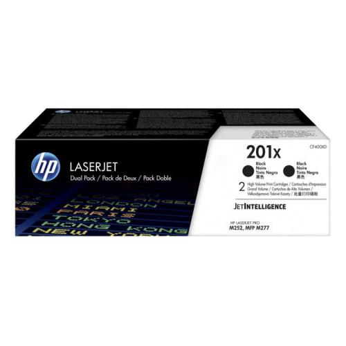 HP Toner schwarz (CF400XD / 201X) (Doppelpack)