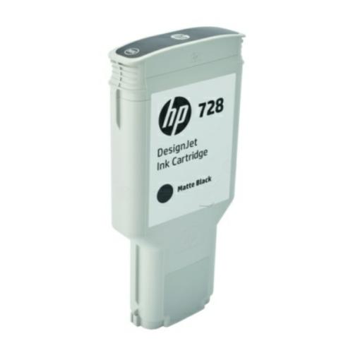 HP Tintenpatrone schwarz matt (F9J68A / 728)