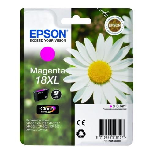 Epson Tintenpatrone magenta (C13T18134012 / 18XL) (hohe Kapazität)