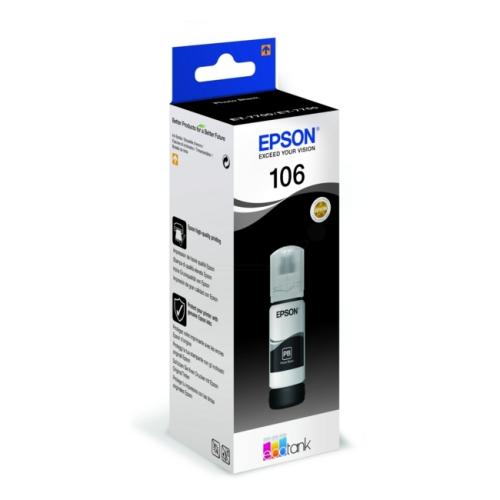 Epson Tintenpatrone schwarz foto (C13T00R140 / 106)