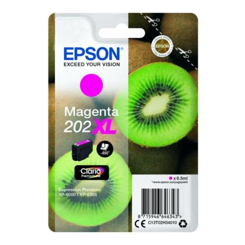 Epson Tintenpatrone magenta (C13T02H34010 / 202XL) (hohe Kapazität)