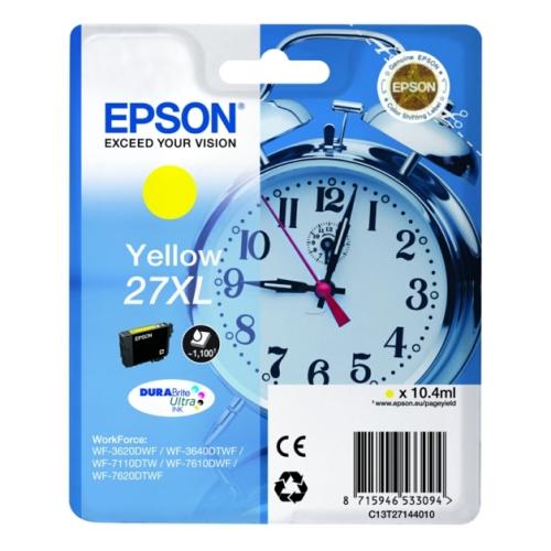 Epson Tintenpatrone gelb (C13T27144012 / 27XL) (hohe Kapazität)