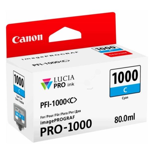 Canon Tintenpatrone Cyan (0547C001 / PFI1000C)