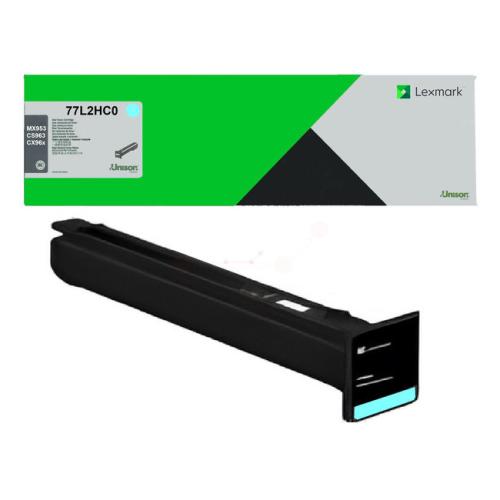 Lexmark Toner Cyan (77L2HC0 / 077L2HC0) (Return, hohe Kapazität)