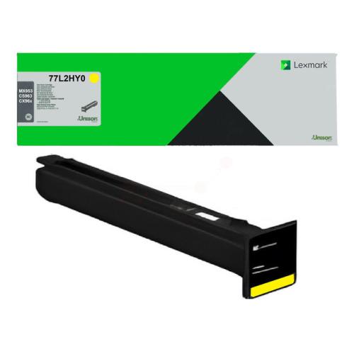 Lexmark Toner gelb (77L2HY0 / 077L2HY0) (Return, hohe Kapazität)