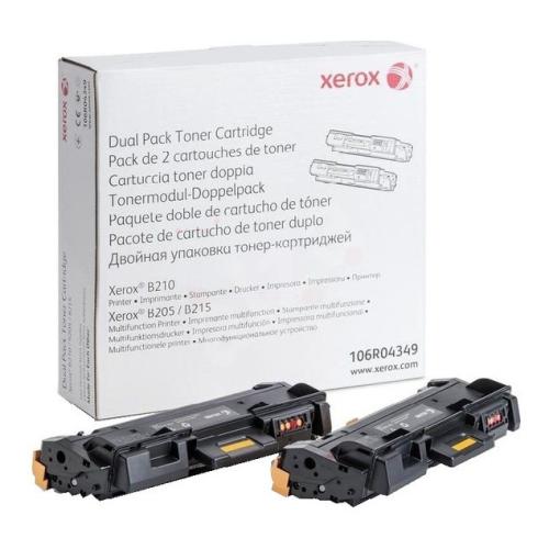 Xerox Toner schwarz (106R04349 / 106R4349) (Doppelpack)