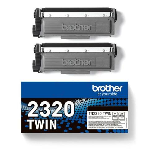 Brother Toner schwarz (TN2320TWIN /) (Doppelpack)