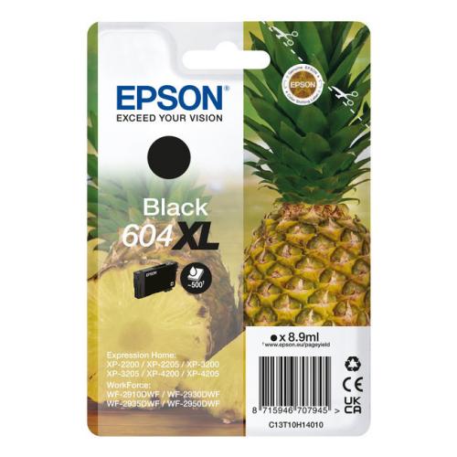 Epson Tintenpatrone schwarz (C13T10H14010 / 604XL) (hohe Kapazität)