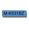 Brother Beschriftungsband schwarz auf blau (MK531BZ / 22805), 12mm, nicht laminiert