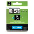 Dymo Etiketten schwarz auf transparent (45010 / S0720500), 12mm, laminiert