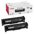 Canon Toner schwarz (2662B005 / 718BKVP) (Doppelpack)