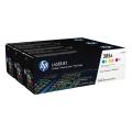 HP Toner Cyan / magenta / gelb (CF370AM / 305A) (Multipack)