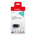 Canon Tintenpatrone schwarz / Cyan-Foto / magenta foto / rot / grün (0620B027 / CLI8) (Multipack)