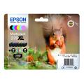 Epson Tintenpatrone schwarz / Cyan / magenta / gelb / Cyan-Foto / magenta foto (C13T37984010 / 378XL) (Multipack, hohe Kapazität)