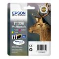 Epson Tintenpatrone Cyan / magenta / gelb (C13T13064012 / T1306) (Multipack)