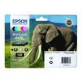 Epson Tintenpatrone schwarz / Cyan / magenta / gelb / Cyan-Foto / magenta foto (C13T24384011 / 24XL) (Multipack, hohe Kapazität)