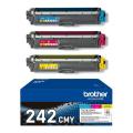 Brother Toner Cyan / magenta / gelb (TN242CMY /) (Multipack)